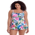Empire Princess Seam Swimdress image number null