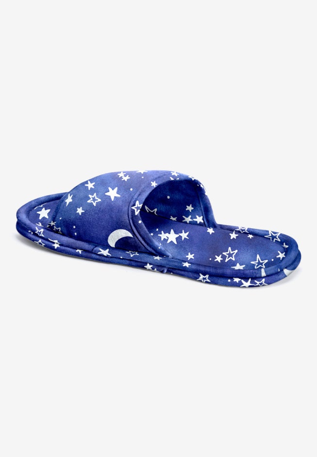 Cotton Slide Slippers image number 1