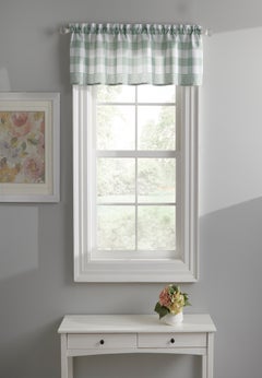 Gingham Plaid Valance