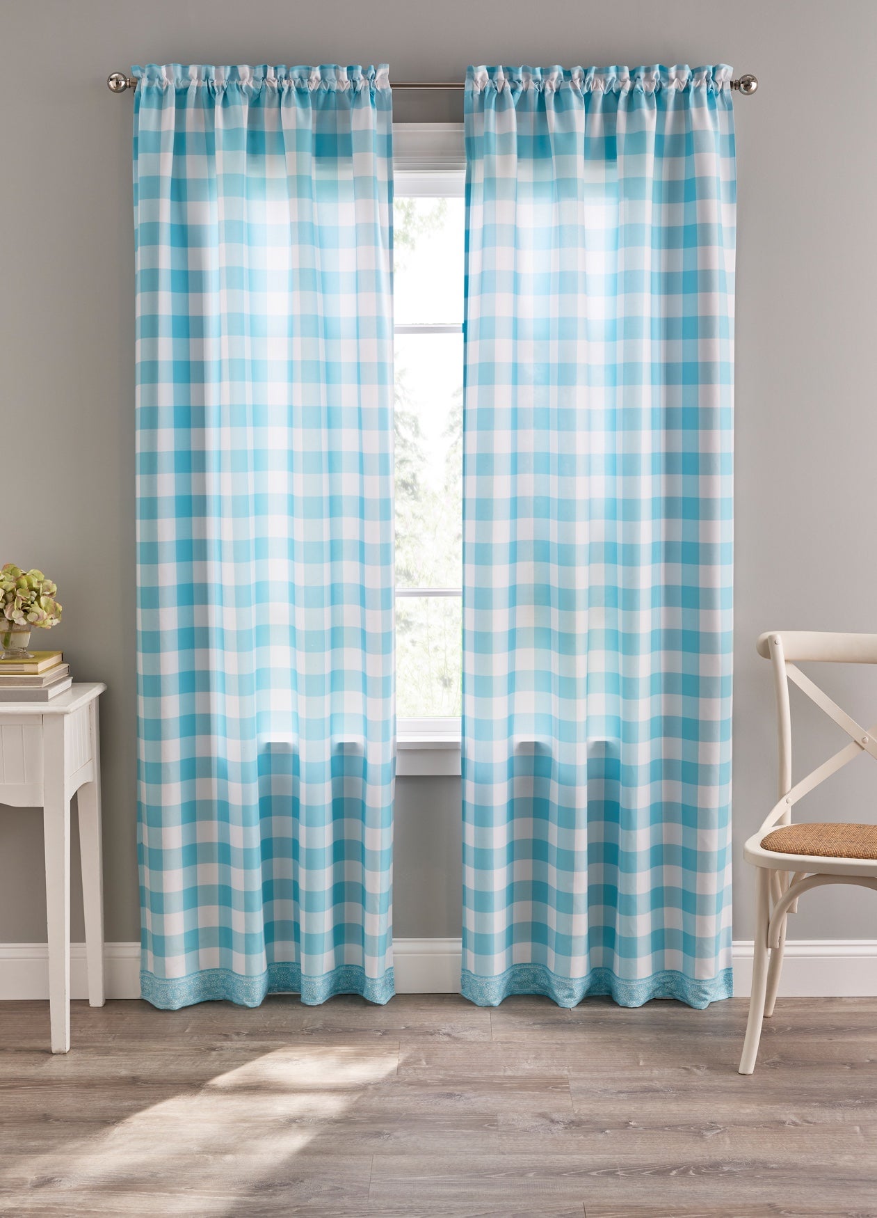 Gingham Plaid Panel image number 0