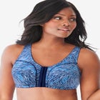 Cotton Front-Close Wireless Bra image number null