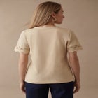 Scallop Trim Tee image number 1