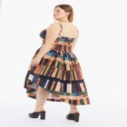 Bustier Drop Waist Midi Dress image number 2