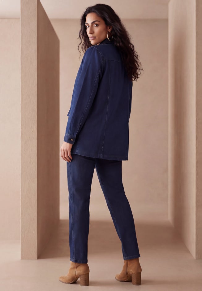 Classic Denim Barn Jacket image number 2