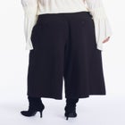 Pleated Wide-Leg Culottes image number 2