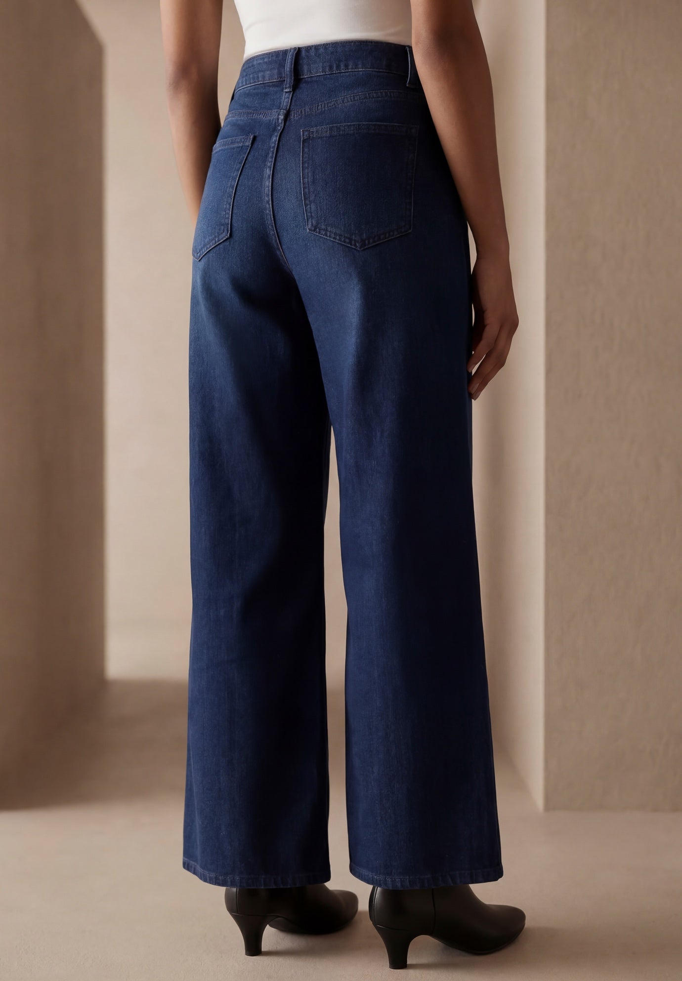 Classic Denim Wide Leg Jean image number 1
