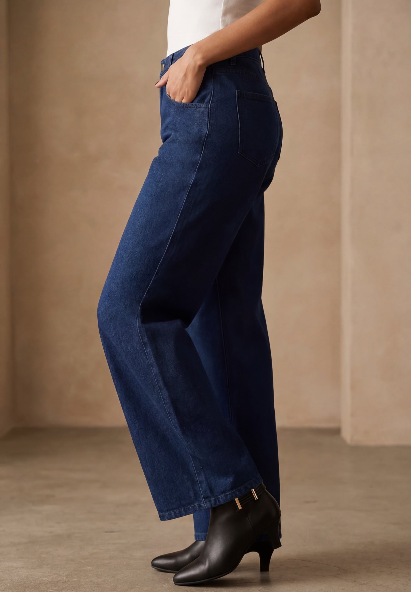 Classic Denim Wide Leg Jean image number 2