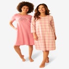 Dreams & Co.&reg; 2-Pack Sleepshirts image number 0