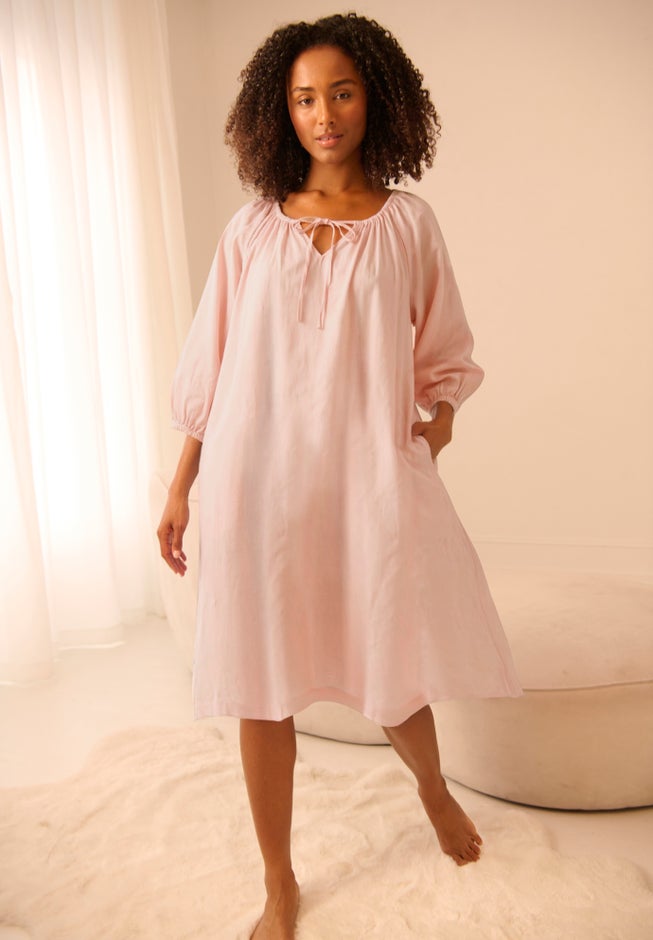 Cotton Peasant Gown Only Necessities image number 4