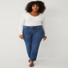 Straight Leg Stretch Jeans image number null