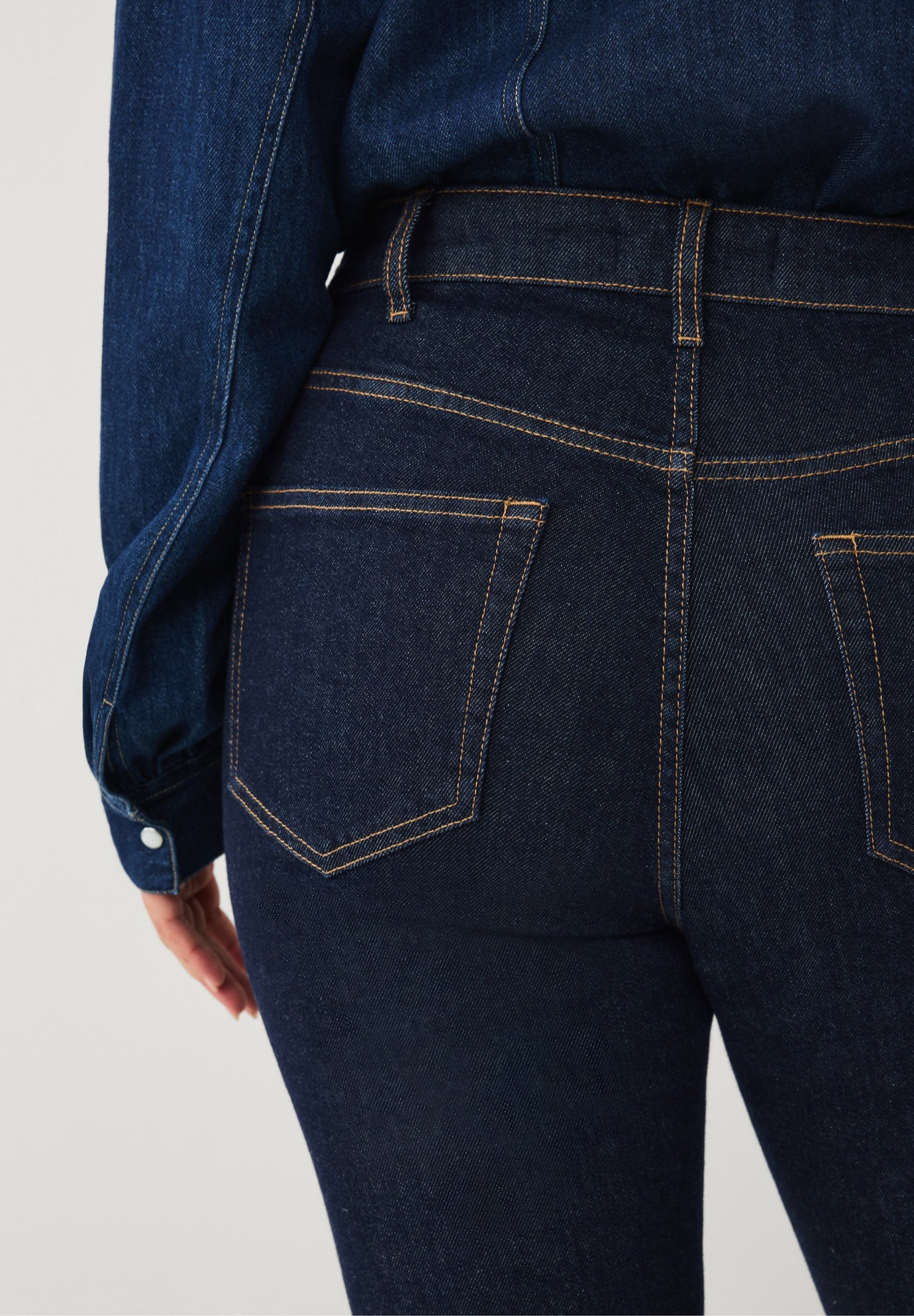 Straight Leg Stretch Jeans image number 3