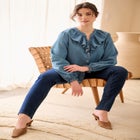 Mid-Rise Comfort Stretch 5-Pocket Straight Leg Jean image number 0