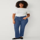 Mid-rise Stretch Bootcut Jeans image number 4