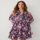 Chiffon Short Babydoll Dress image number null
