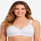 Leading Lady&reg; Soft Support Cotton Wireless Bra image number null