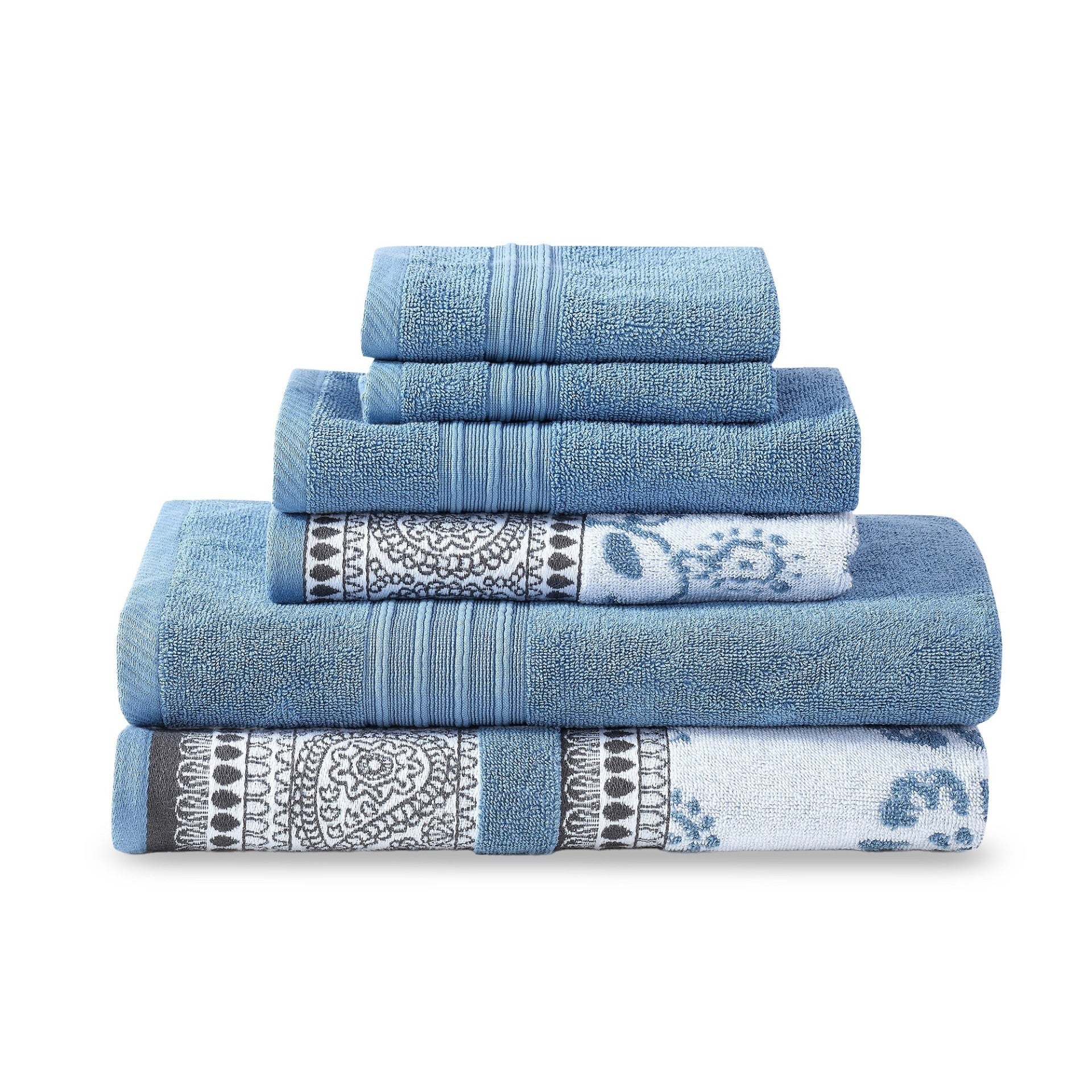 Ophelia Jacquard 6-pc. Towel Set image number 1