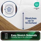 All-In-One Waterproof mattress Pad & Protector image number 1