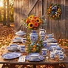 Blue Willow Water Pitcher image number null