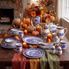 Blue Willow Water Pitcher image number null