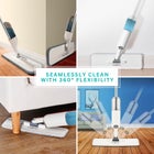 True & Tidy Refillable Spary Mop with Microfiber Pad & Scraper image number 2