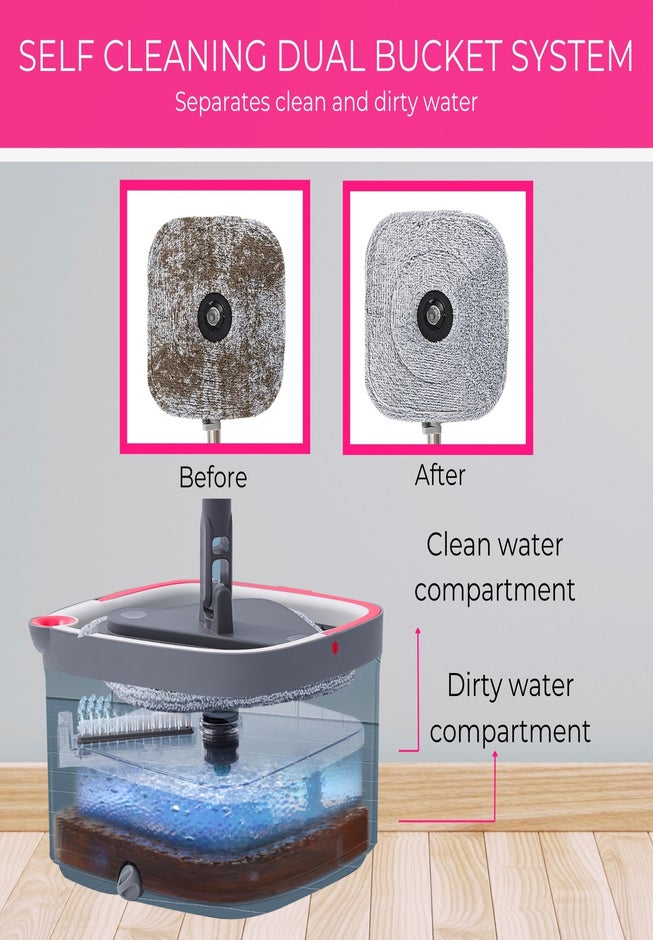 True & Tidy TrueClean Mop & Bucket Set image number 1
