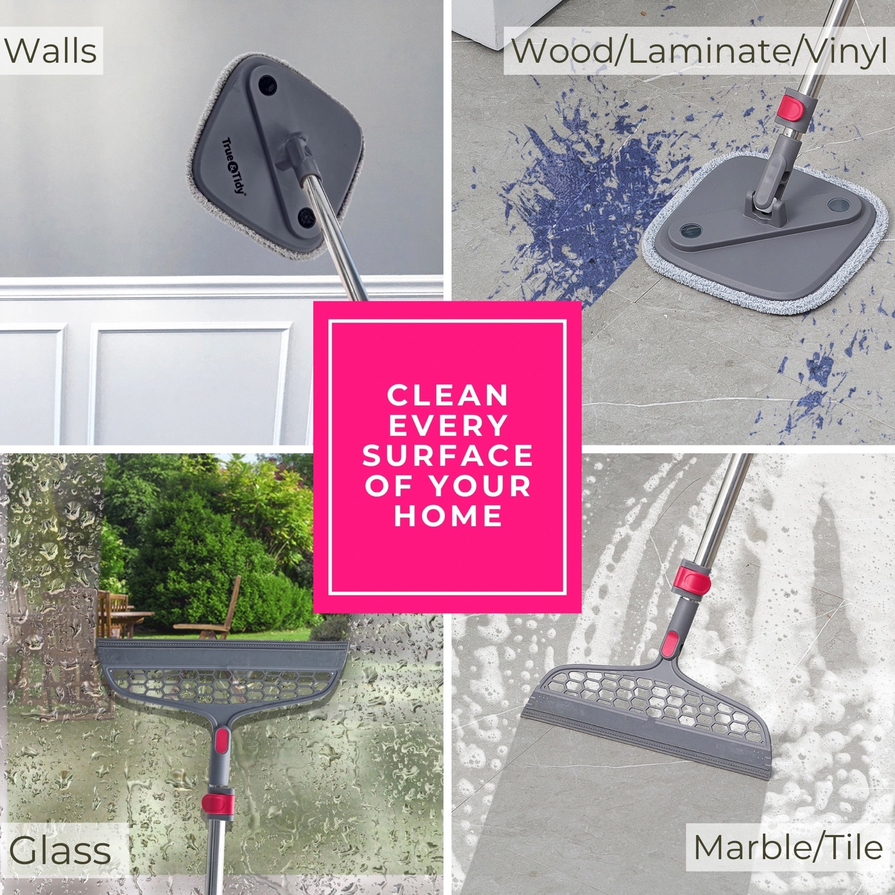 True & Tidy TrueClean Mop & Bucket Set image number 2