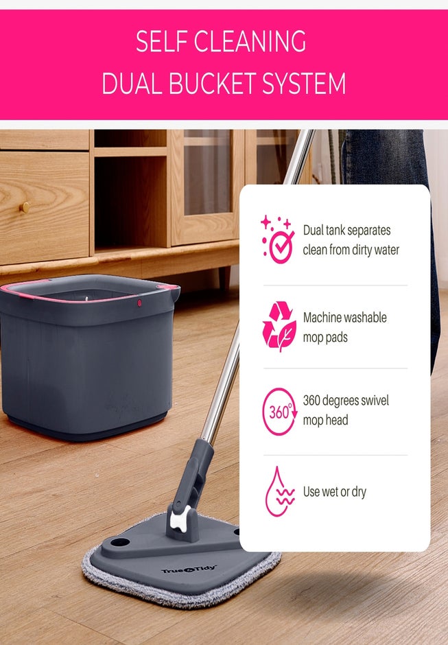 True & Tidy TrueClean Mop & Bucket Set image number 3