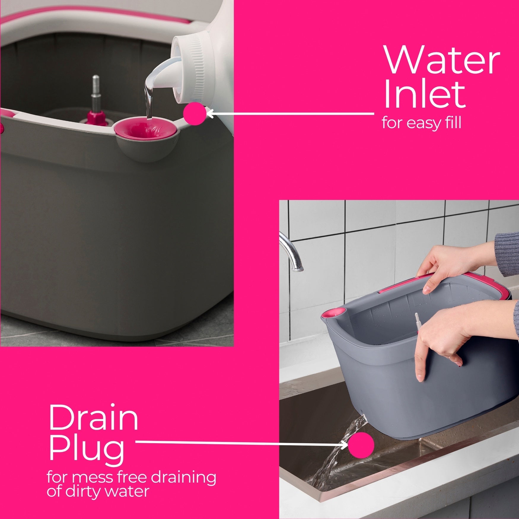 True & Tidy TrueClean Mop & Bucket Set image number 4