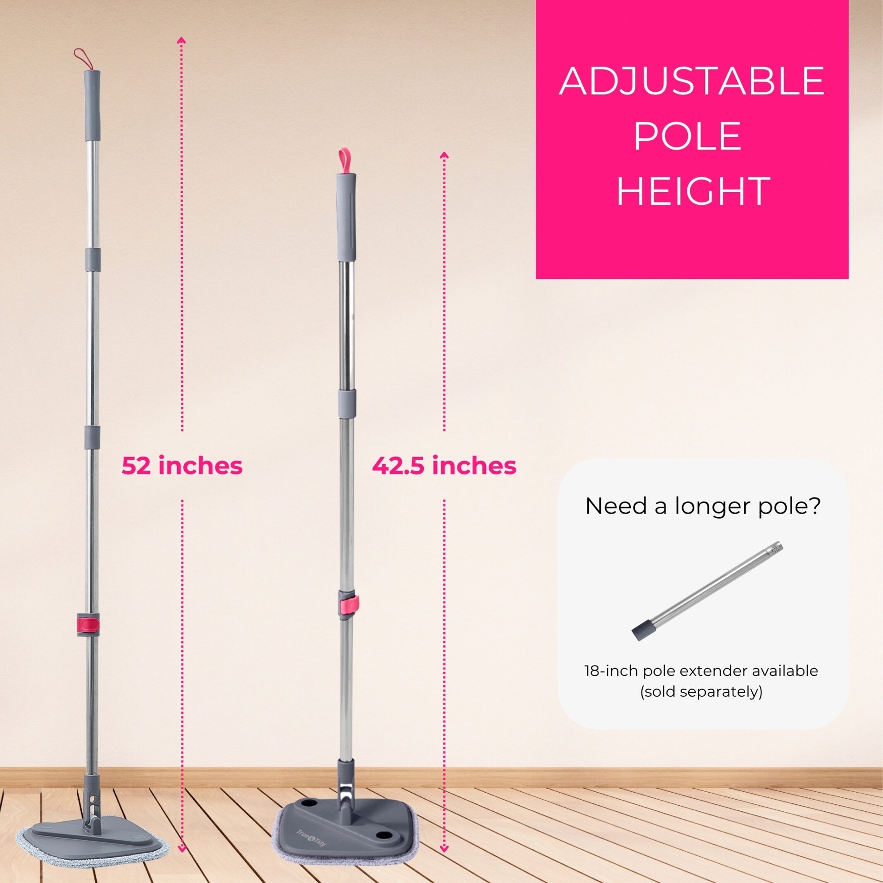 True & Tidy TrueClean Mop & Bucket Set image number 5