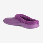 The Fur Lined Slip-On Rubber Clog Mule image number 1