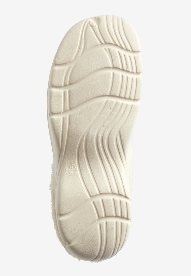 The Fur Lined Slip-On Rubber Clog Mule image number 2