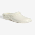 The Fur Lined Slip-On Rubber Clog Mule image number 0