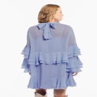 Ruffled Chiffon Mini Dress image number 1