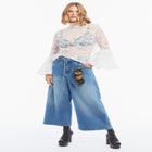Sheer Chantilly Lace Blouse image number 1