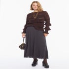 Tiered Ruffle Knit Top image number 1