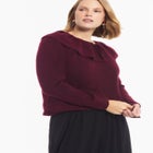 Ruffled Collar Sweater image number 3