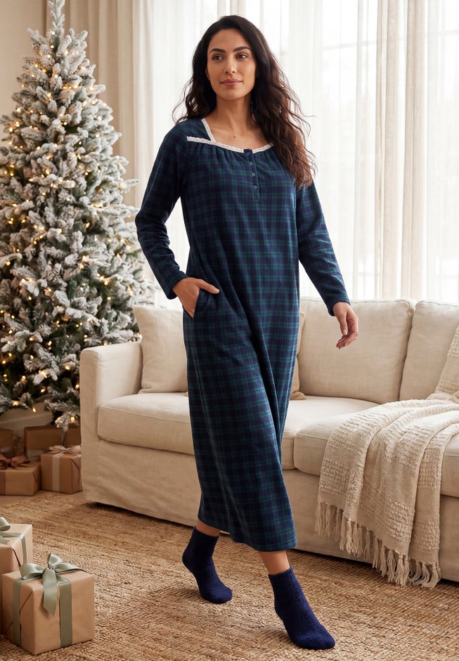 Soft & Cozy Gown & Socks image number 1