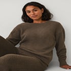 Crewneck Sherpa Long Sleeve Sweatshirt image number 3