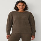 Crewneck Sherpa Long Sleeve Sweatshirt image number 0