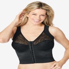 Front-Close Longline Wireless Posture Bra image number null