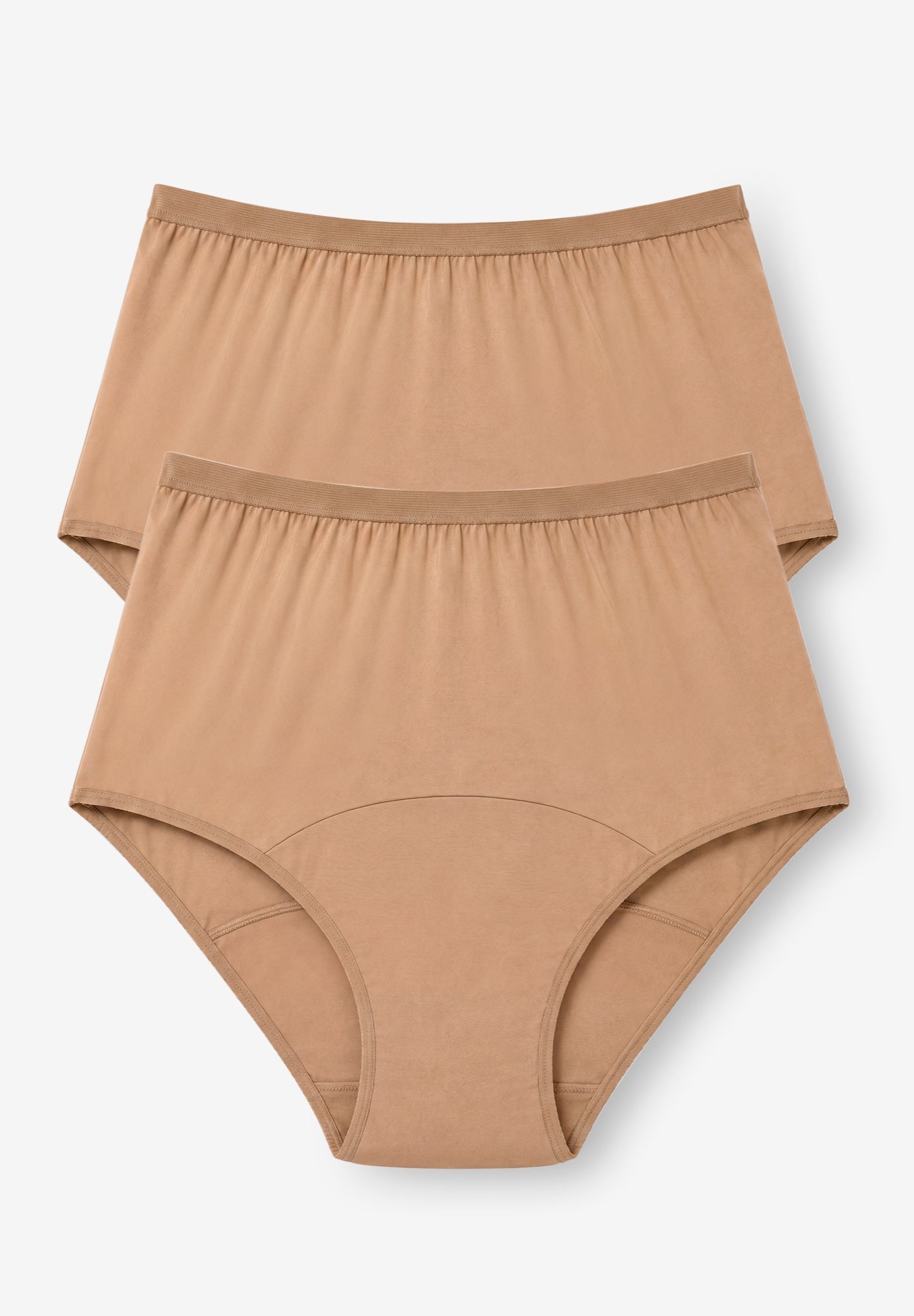 Cotton Spandex Leak-Proof Brief 2-Pack image number 0