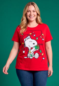 Joy Snoopy Crewneck Tee