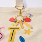 Best Teacher Tote Bag & Charm Key Chain image number null