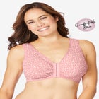 Leading Lady&reg; Meryl Cotton Front-Close Wireless Bra image number null