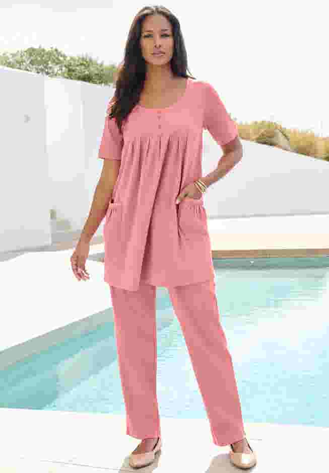Two Pocket Soft Knit Tunic image number 0