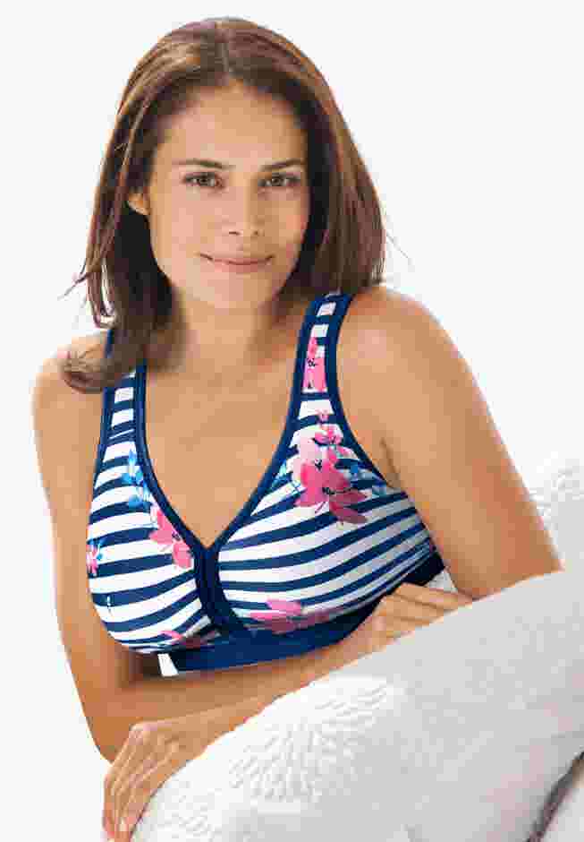 Wireless Back-Close Lounge Bra image number 4