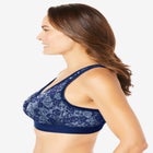 Wireless Back-Close Lounge Bra image number null