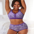 Wireless Back-Close Lounge Bra image number null