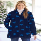 Zip-Front Microfleece Jacket image number null