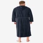 Terry Velour Hooded Maxi Robe image number null